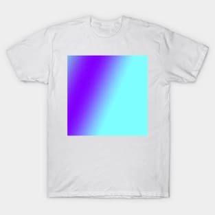 blue purple sky blue abstract texture T-Shirt